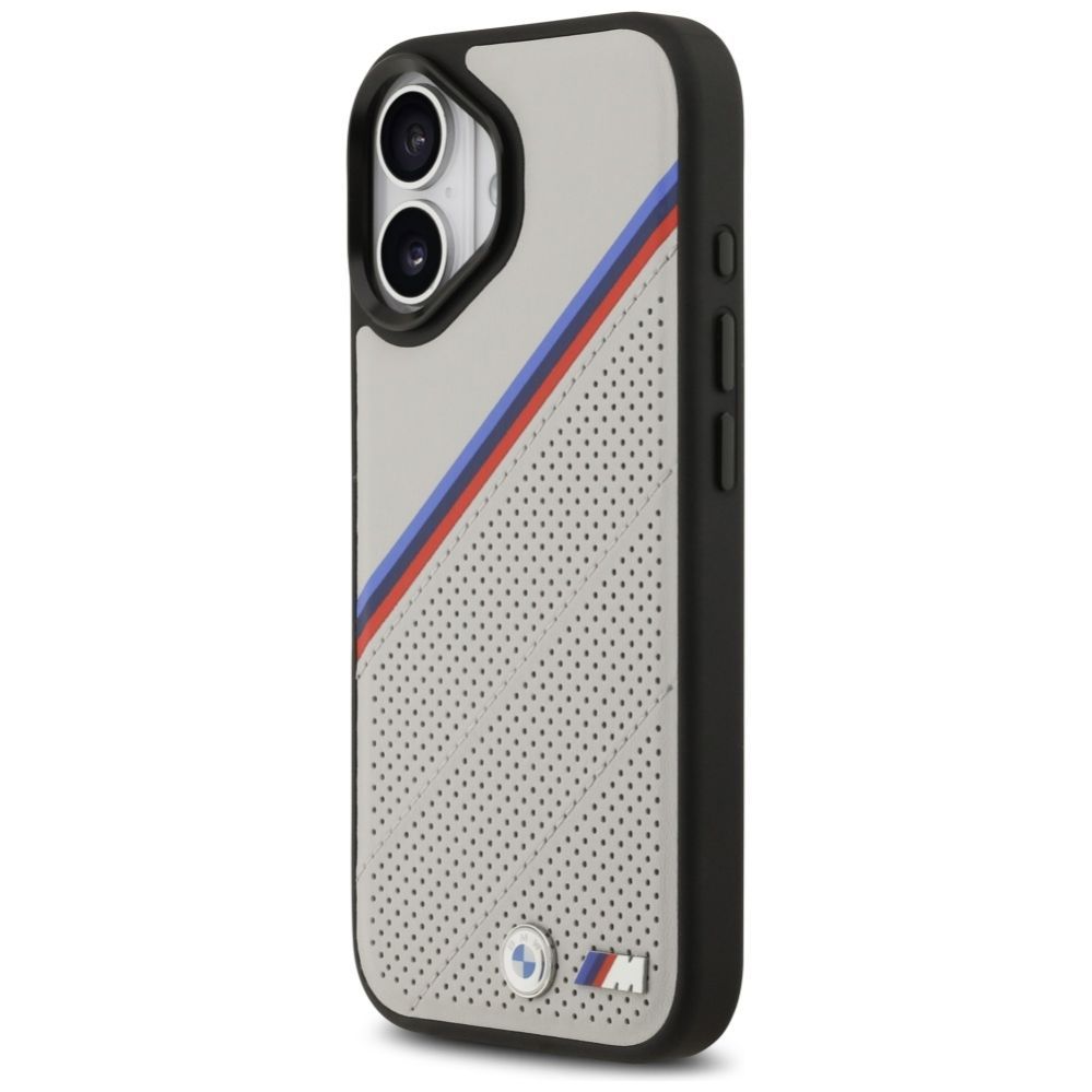 Muud kaubad BMW BMW M Tricolor Metal Logo MagSafe Case for iPhone 17 - Gray