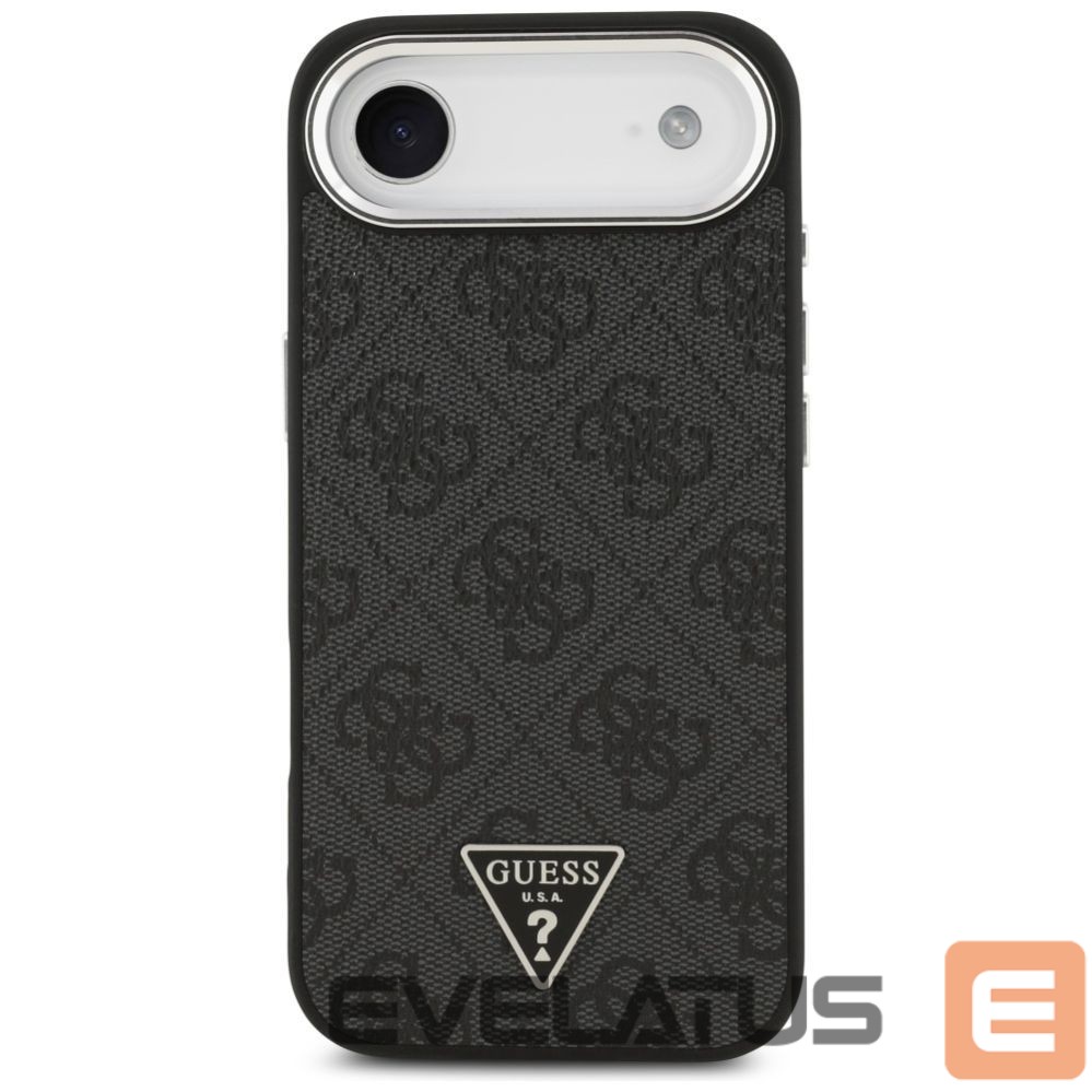 Citas preces Guess Guess 4G Triangle Logo MagSafe case for iPhone 17 Air - black