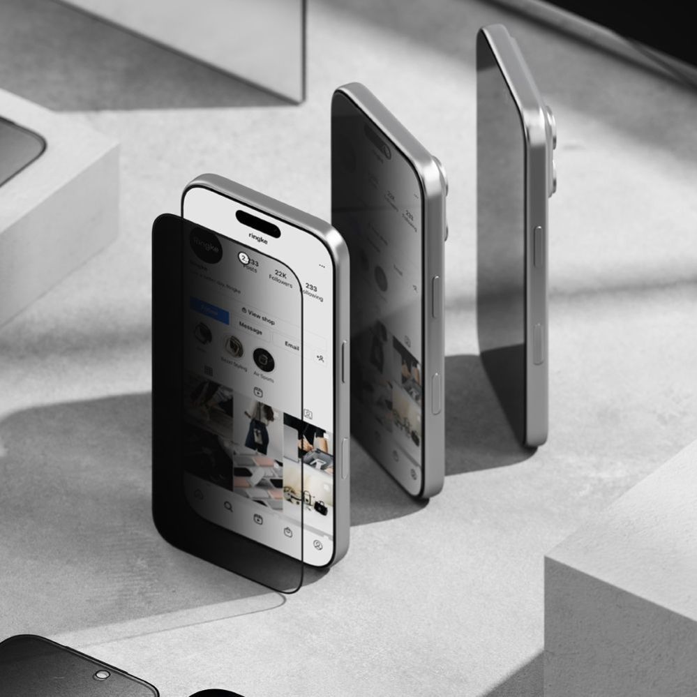 Muud kaubad Ringke Ringke Easy Slide 2-pack Privacy Glass for iPhone 17 Pro Max