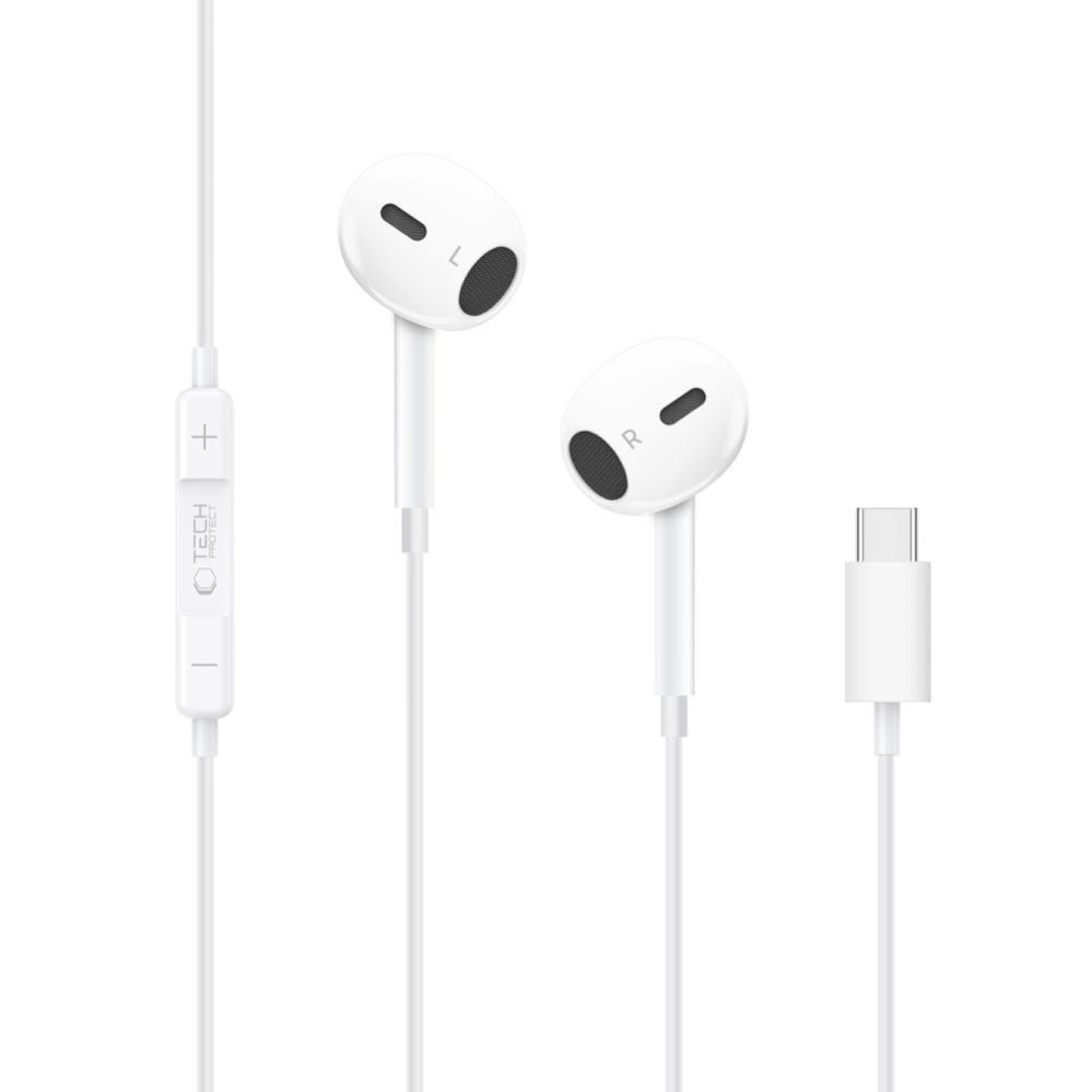 Muud kaubad Tech-Protect Tech-Protect Ultraboost Core G2 USB-C Headphones - White