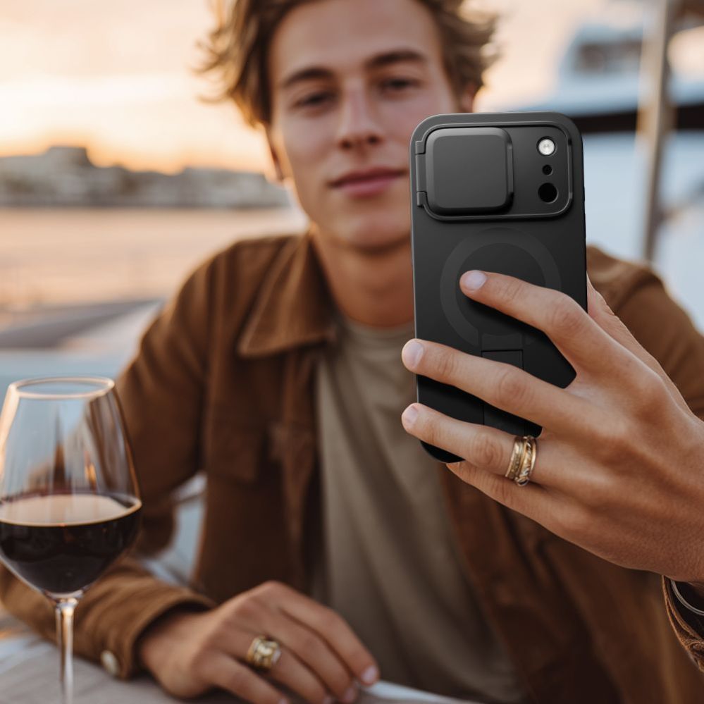 Citas preces Tech-Protect Tech-Protect Kevlar Aura MagSafe Case for iPhone 17 Pro Max - Black