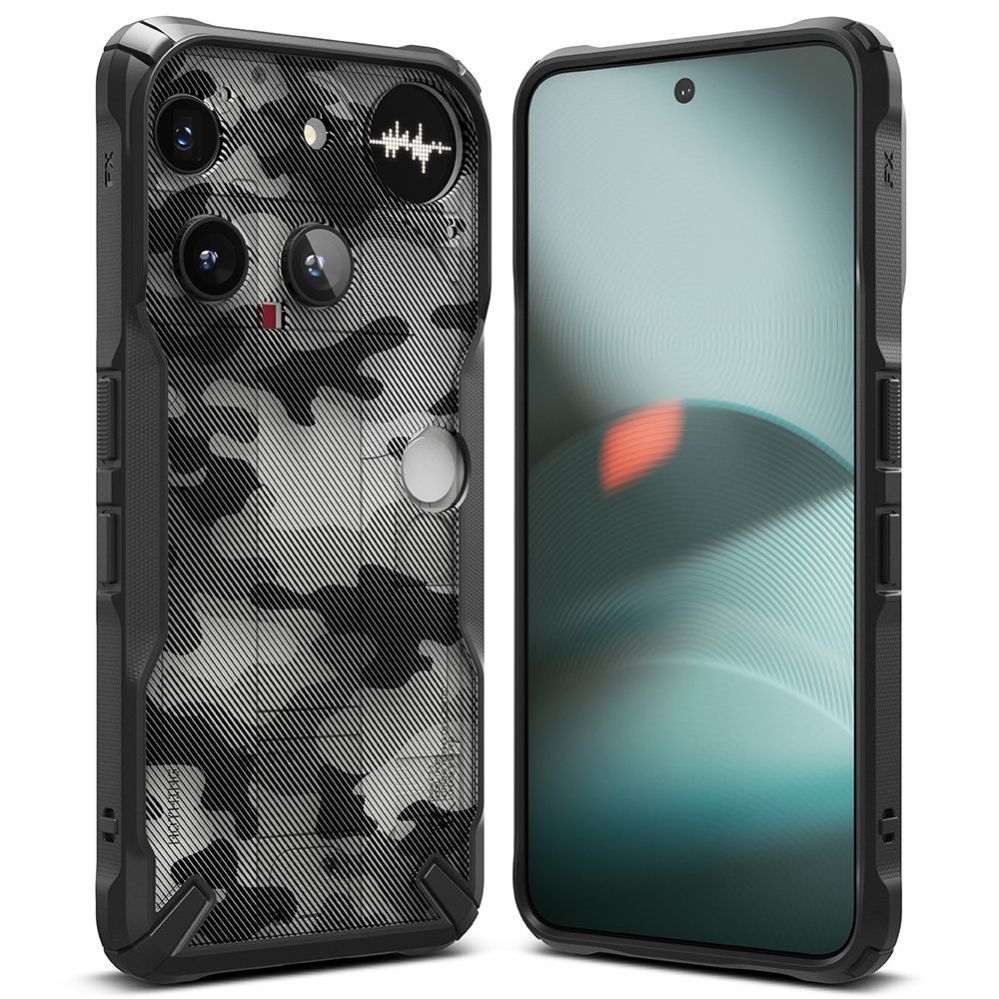 Citas preces Ringke Ringke Fusion X Case for Nothing Phone 3 - Gray and Black