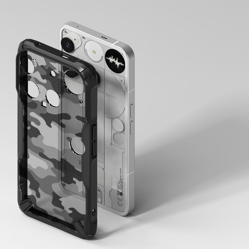 Citas preces Ringke Ringke Fusion X Case for Nothing Phone 3 - Gray and Black