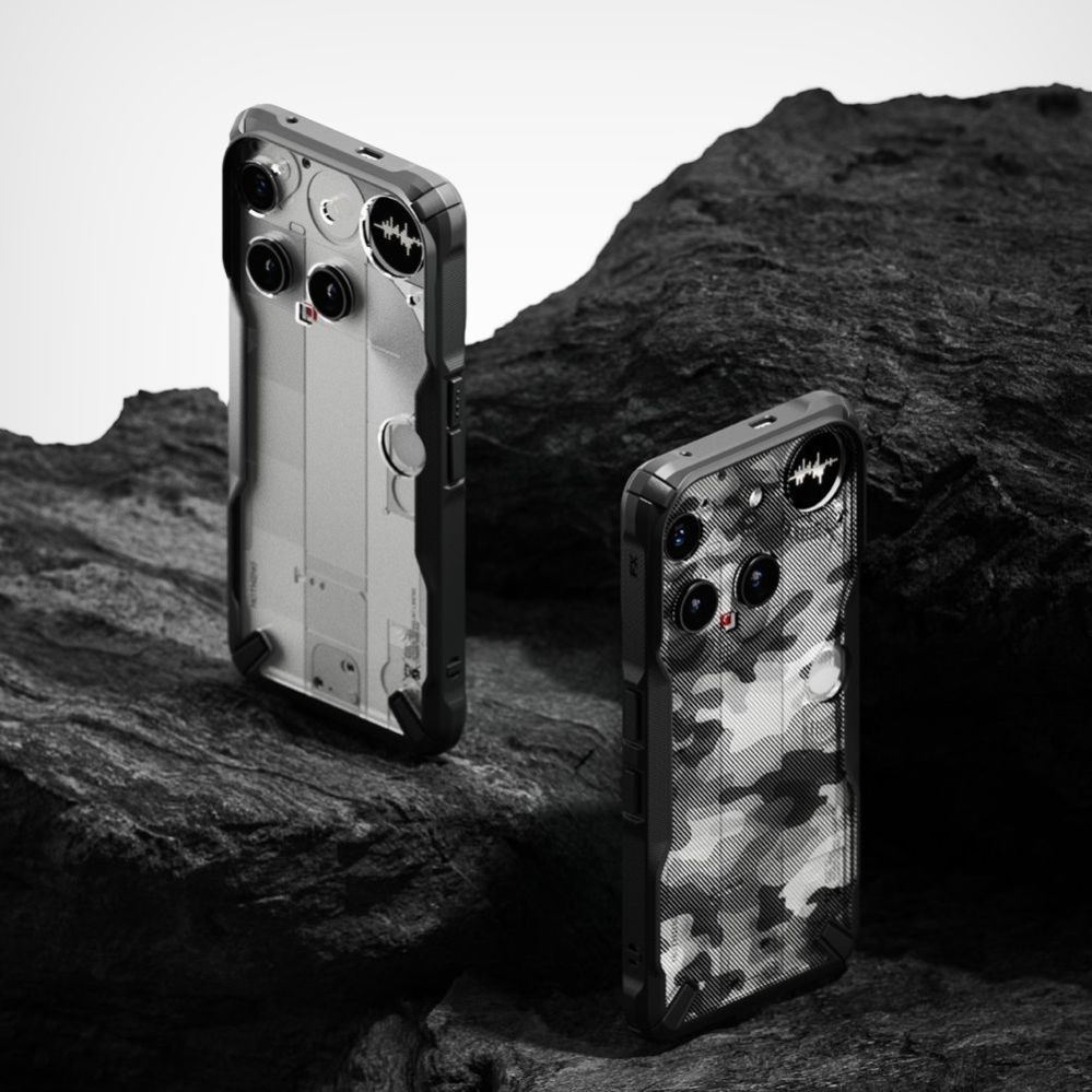 Citas preces Ringke Ringke Fusion X Case for Nothing Phone 3 - Gray and Black