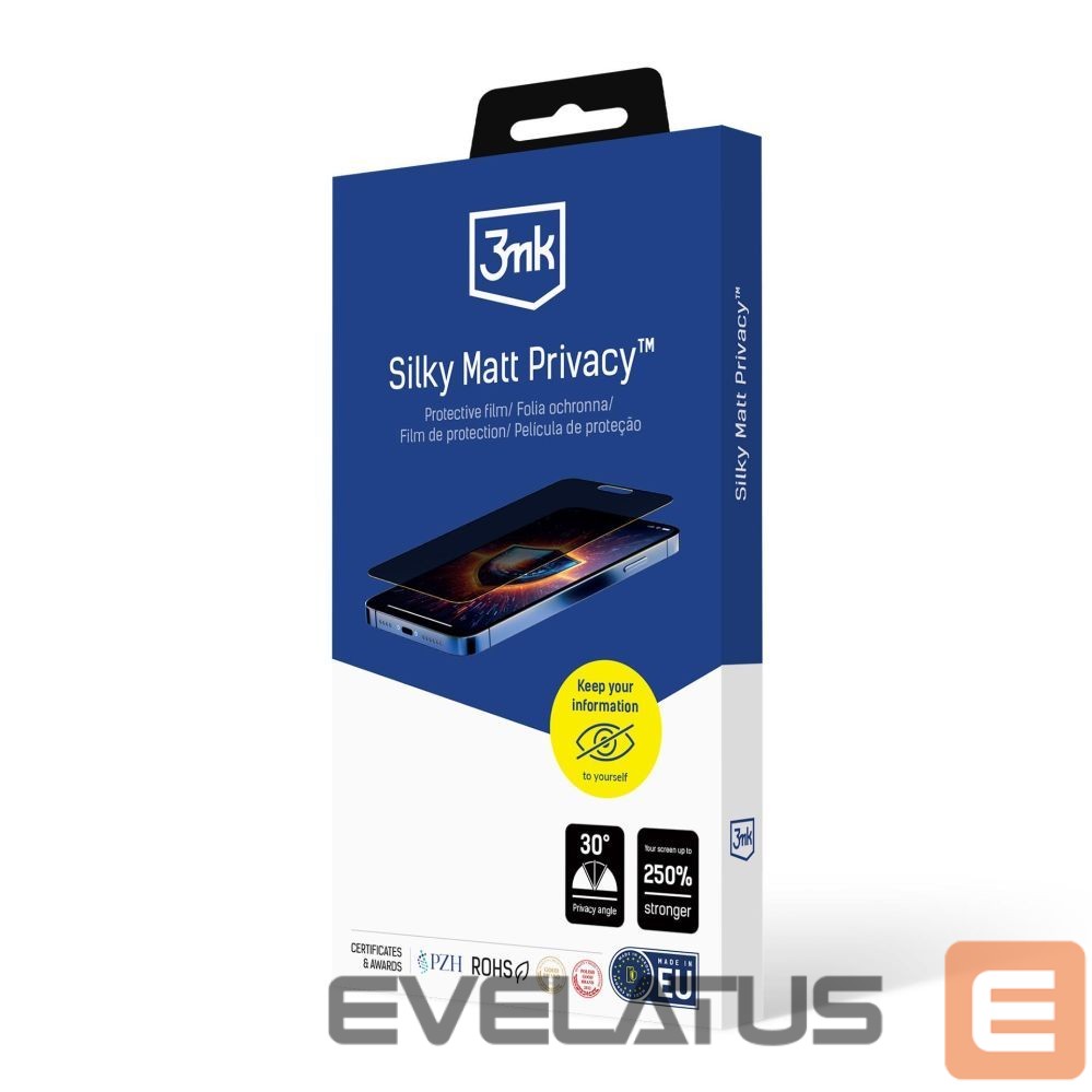 Muud kaubad 3MK 3mk Silky Matt Privacy Privacy Screen Protector for Xiaomi 15T 5G