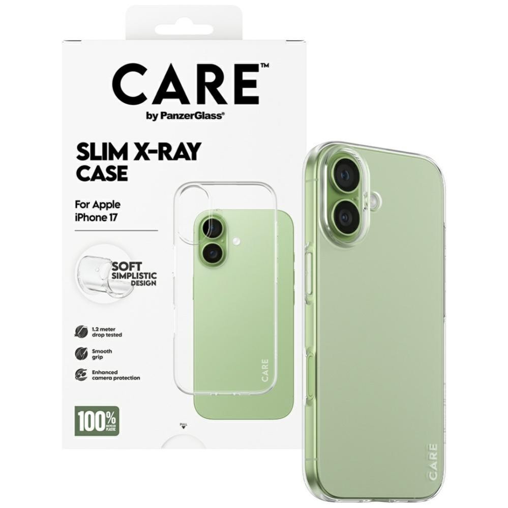 Muud kaubad Panzer Glass CARE by PanzerGlass Fashionable X-Ray Soft Basic Case for iPhone 17 - Transparent