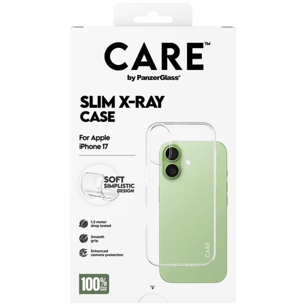 Muud kaubad Panzer Glass CARE by PanzerGlass Fashionable X-Ray Soft Basic Case for iPhone 17 - Transparent