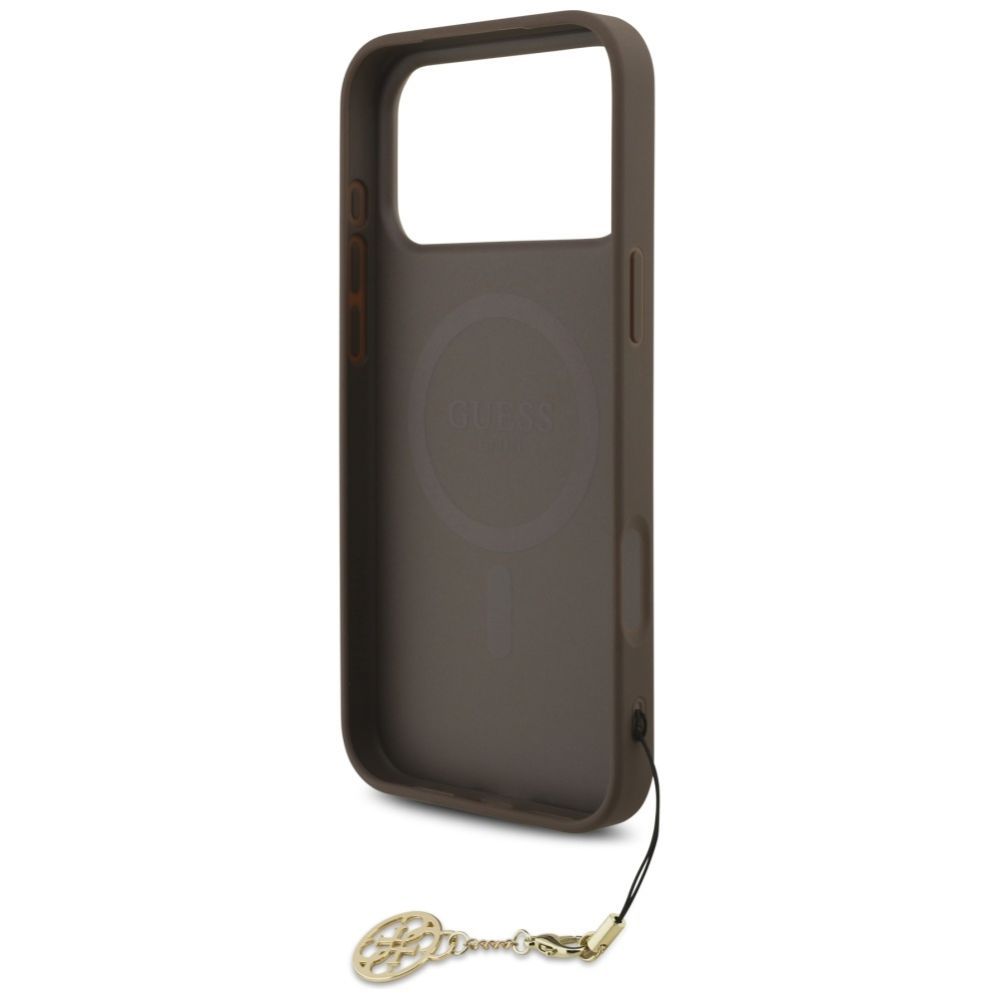 Muud kaubad Guess Guess 4G Charms Collection MagSafe case for iPhone 17 Pro Max - brown