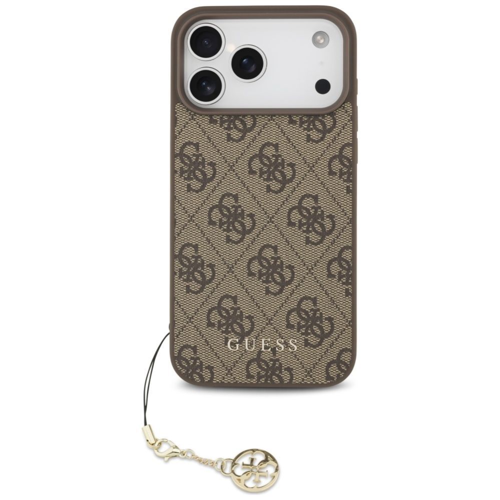 Muud kaubad Guess Guess 4G Charms Collection MagSafe case for iPhone 17 Pro Max - brown
