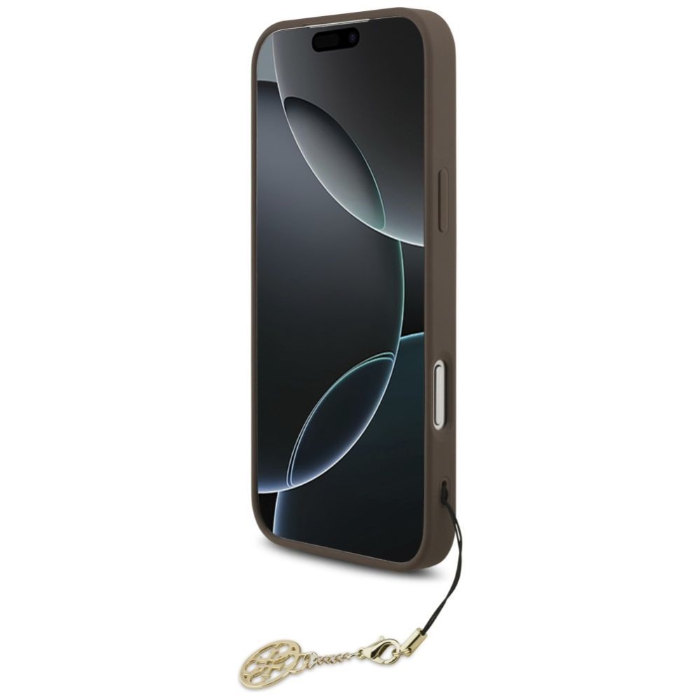 Muud kaubad Guess Guess 4G Charms Collection MagSafe case for iPhone 17 Pro Max - brown