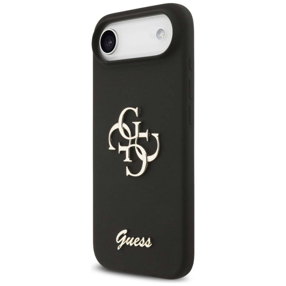 Citas preces Guess Guess Silicone Big 4G Script case for iPhone Air - black