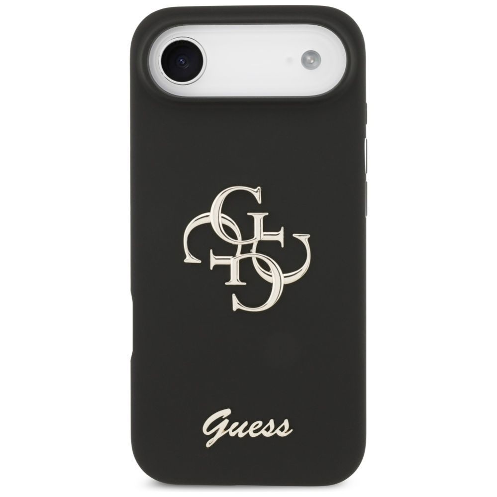 Citas preces Guess Guess Silicone Big 4G Script case for iPhone Air - black