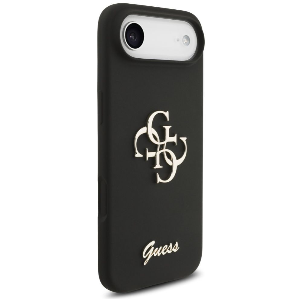 Citas preces Guess Guess Silicone Big 4G Script case for iPhone Air - black