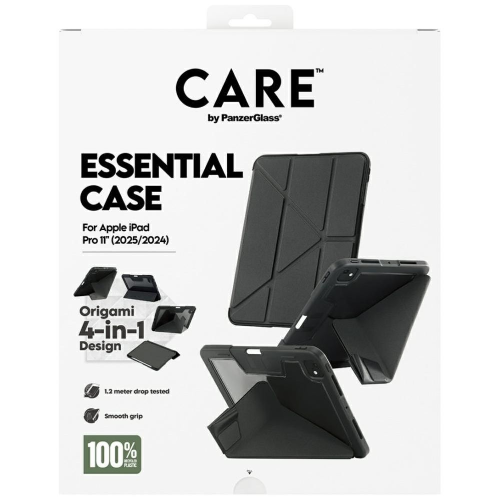 Citas preces Panzer Glass Care by PanzerGlass Y fold case for iPad Pro 11" 2025 / 2024 - black