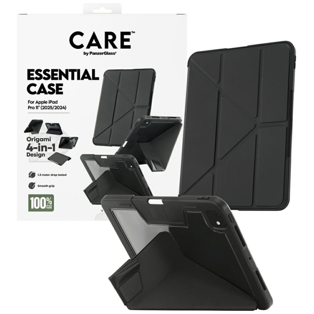 Citas preces Panzer Glass Care by PanzerGlass Y fold case for iPad Pro 11" 2025 / 2024 - black
