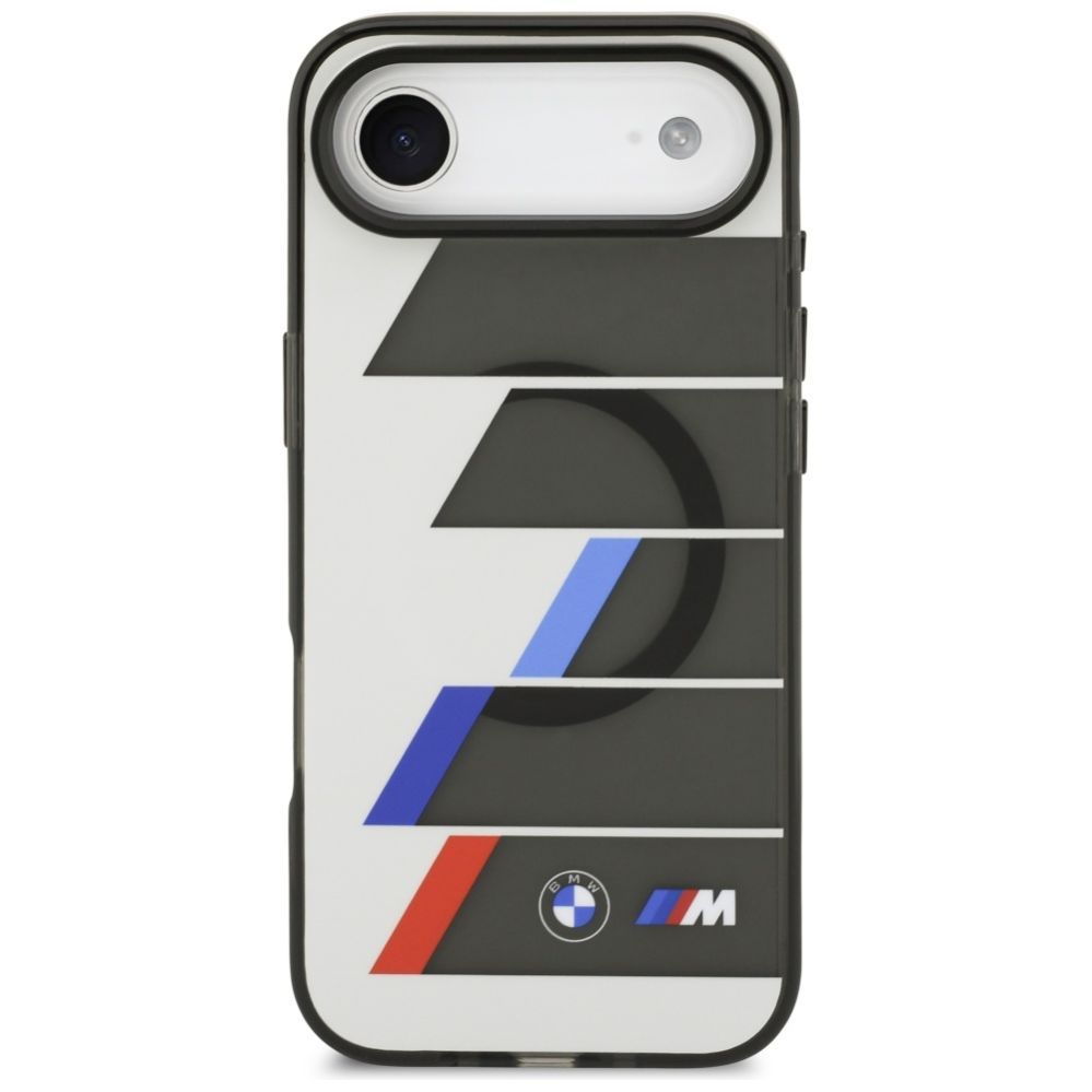 Muud kaubad BMW BMW M IML Metal Buttons Tricolor Lines MagSafe Case for iPhone Air - Gray