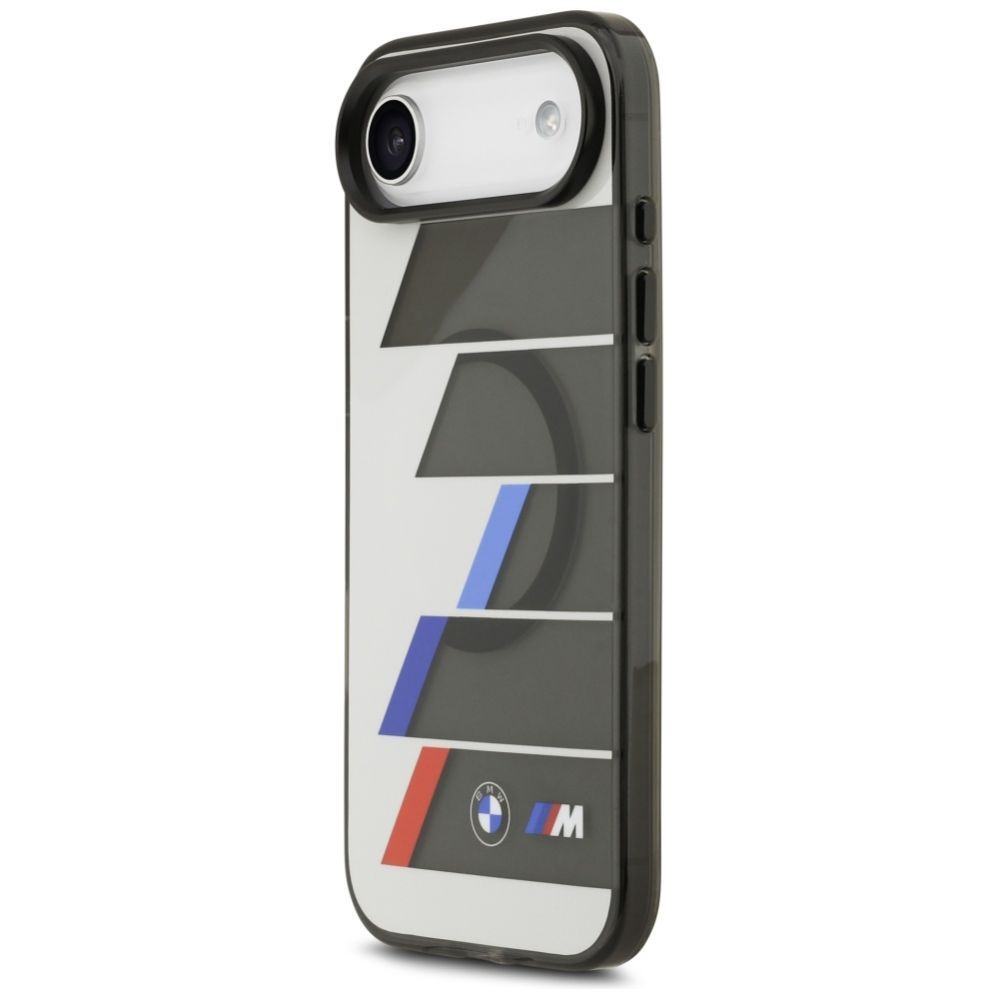 Muud kaubad BMW BMW M IML Metal Buttons Tricolor Lines MagSafe Case for iPhone Air - Gray