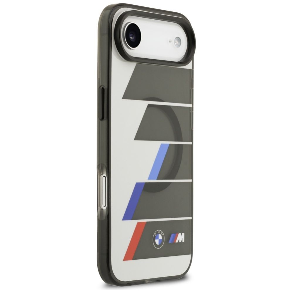 Muud kaubad BMW BMW M IML Metal Buttons Tricolor Lines MagSafe Case for iPhone Air - Gray