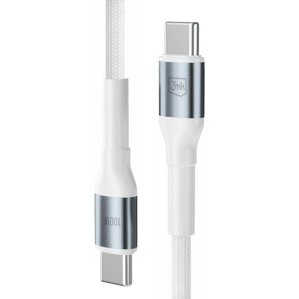 Muud kaubad 3MK 3mk Hyper Cable 3mk Hyper Cable N-SERIES USB-C / USB-C 1m 20V/5A 100W / white