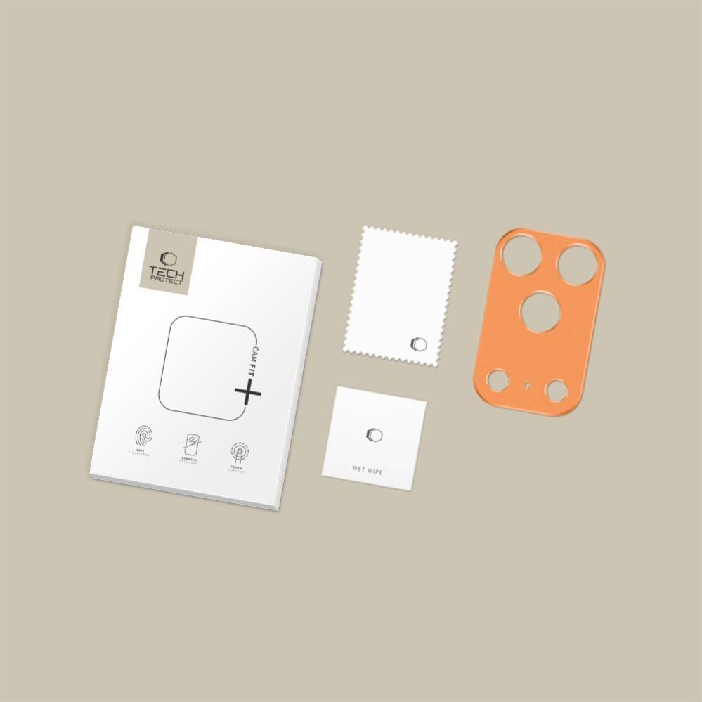 Muud kaubad Tech-Protect Tech-Protect Camalloy Fit+ Camera Cover for iPhone 17 Pro - Orange