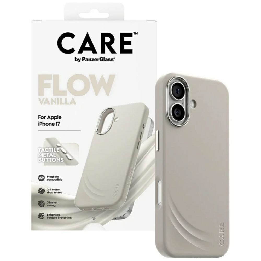 Muud kaubad Panzer Glass CARE by PanzerGlass FLOW MagSafe Case for iPhone 17 - Beige