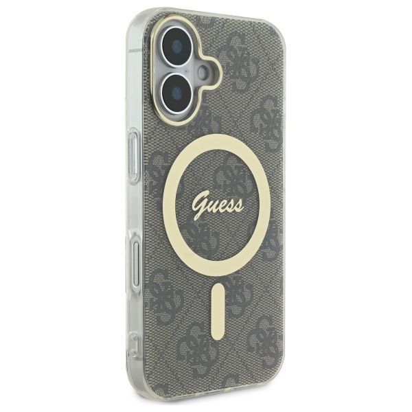 Citas preces Guess IML 4G MagSafe Case for iPhone 16 - Brown