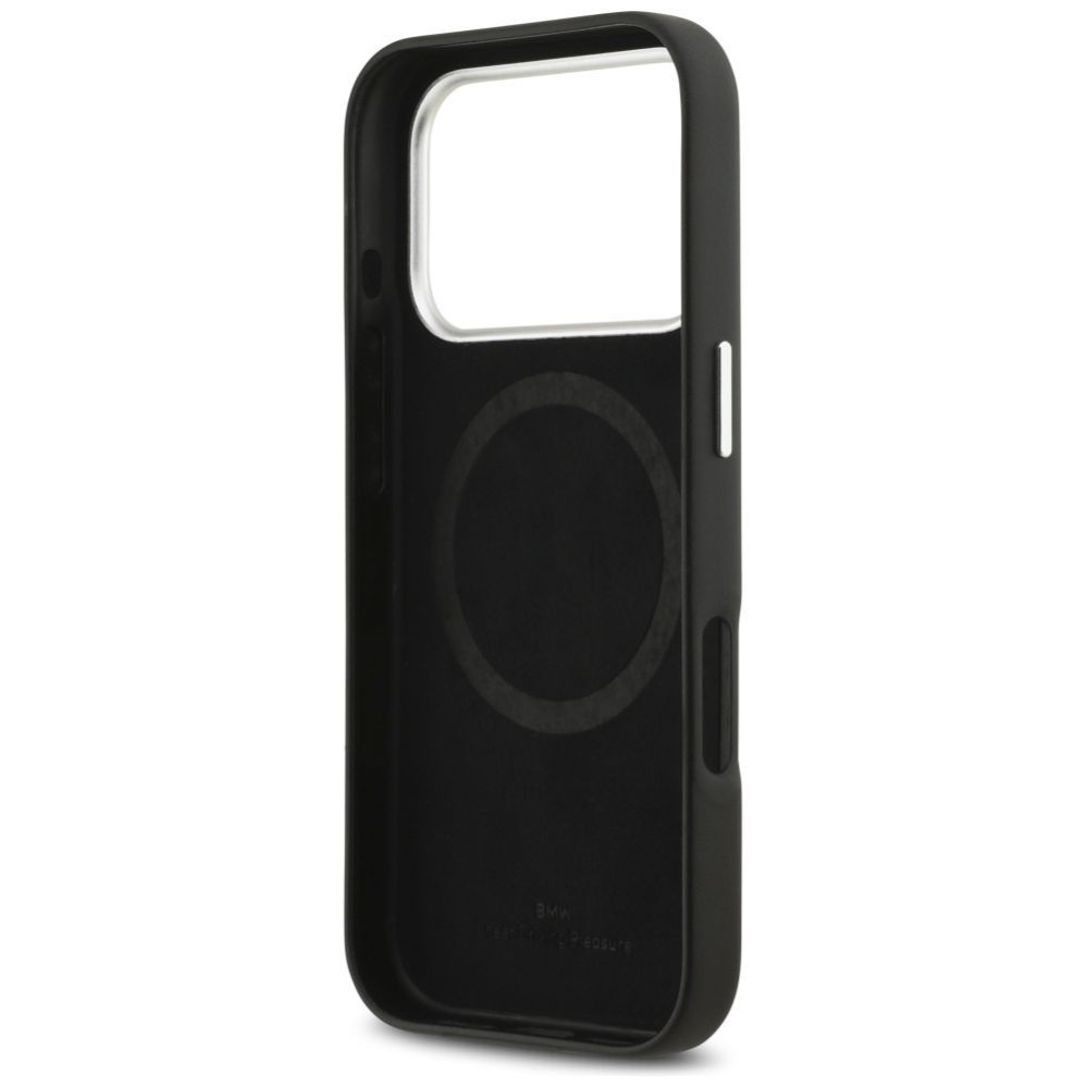 Citas preces BMW BMW Sign Full Wrapped Metal MagSafe Case for iPhone 17 Pro - Black