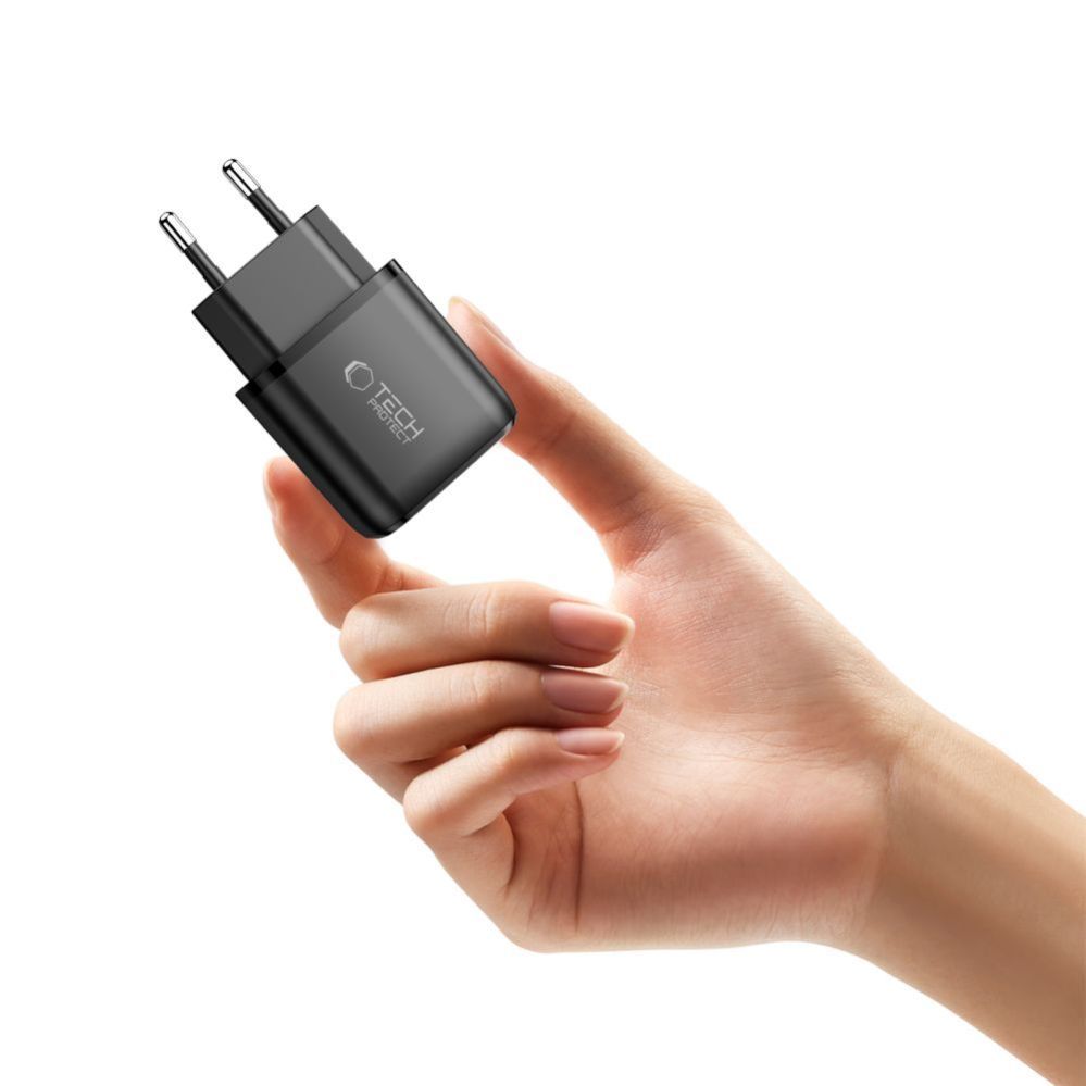 Muud kaubad Tech-Protect Tech-Protect NCA30 PD 30W / QC3.0 USB-A / USB-C wall charger - black