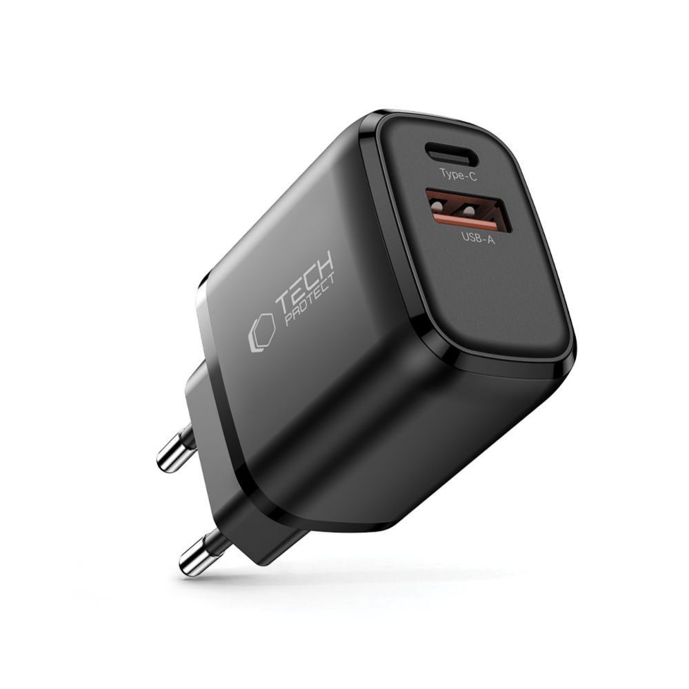 Muud kaubad Tech-Protect Tech-Protect NCA30 PD 30W / QC3.0 USB-A / USB-C wall charger - black