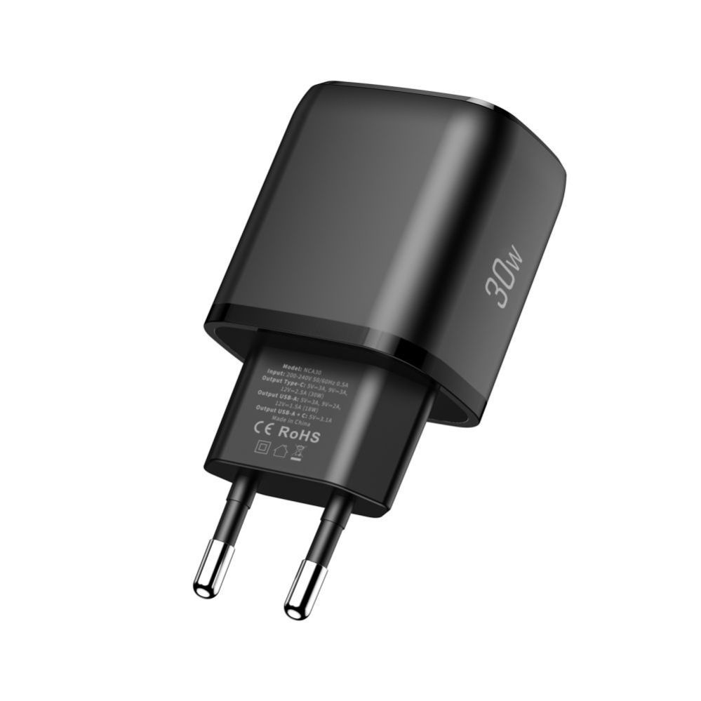 Muud kaubad Tech-Protect Tech-Protect NCA30 PD 30W / QC3.0 USB-A / USB-C wall charger - black