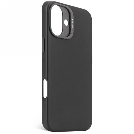 Muud kaubad Decoded Decoded Leather Backcover case with MagSafe for iPhone 16 Plus - black