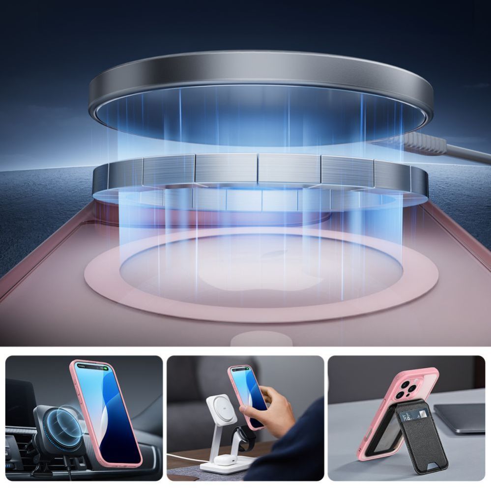 Muud kaubad ESR ESR Classic Pro Set Halolock MagSafe Case for iPhone 16 Pro Max - Pink