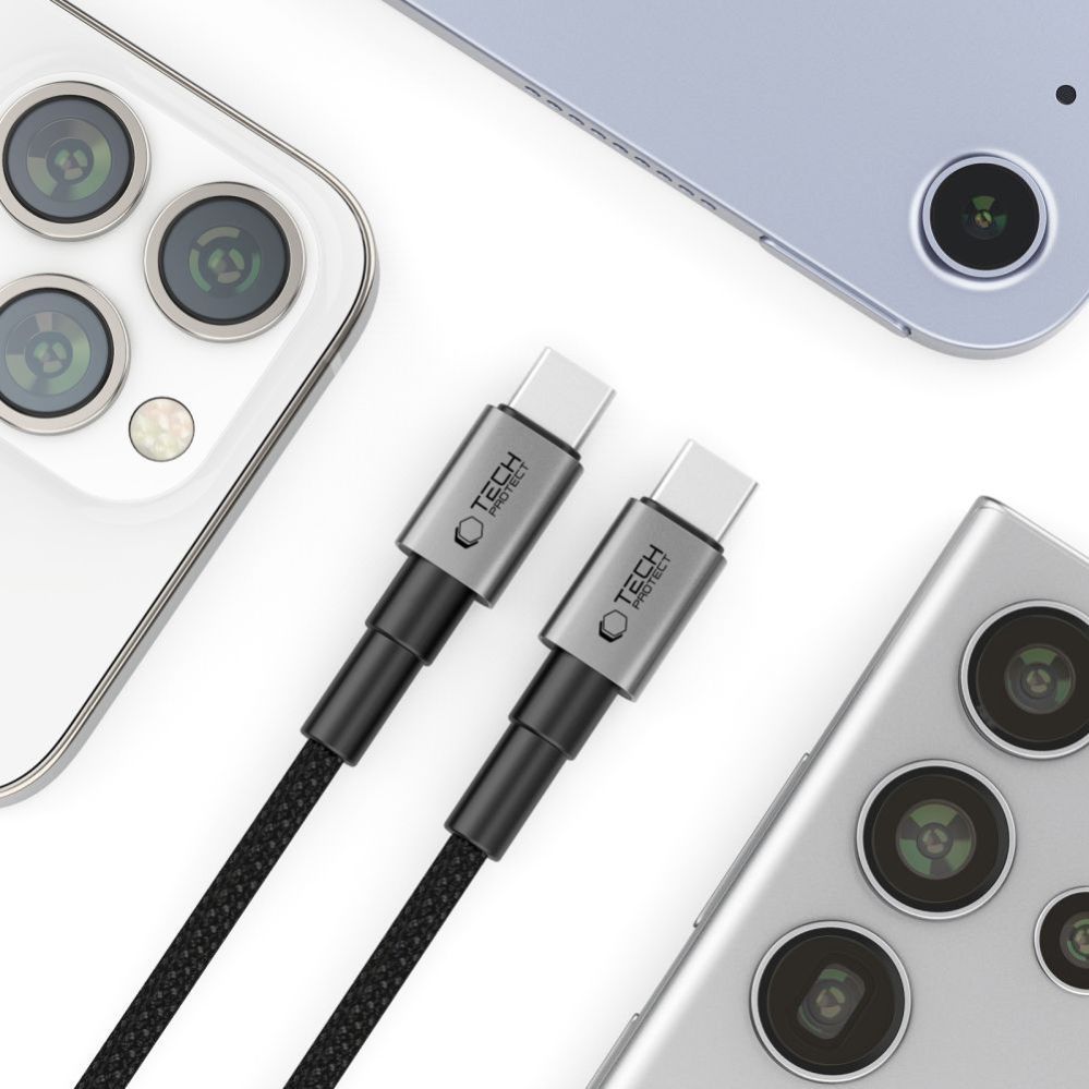 Muud kaubad Tech-Protect Tech-Protect UltraBoost DNA USB-C PD60W/3A Cable 50cm - Gray