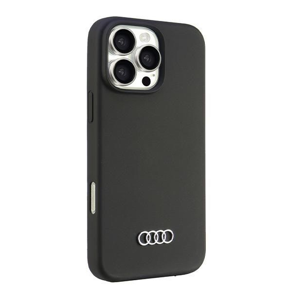 Muud kaubad Audi Audi Silicone Case iPhone 16 Pro Max 6.9" black/black hardcase AU-LSRIP16PM-Q3/D1-BK