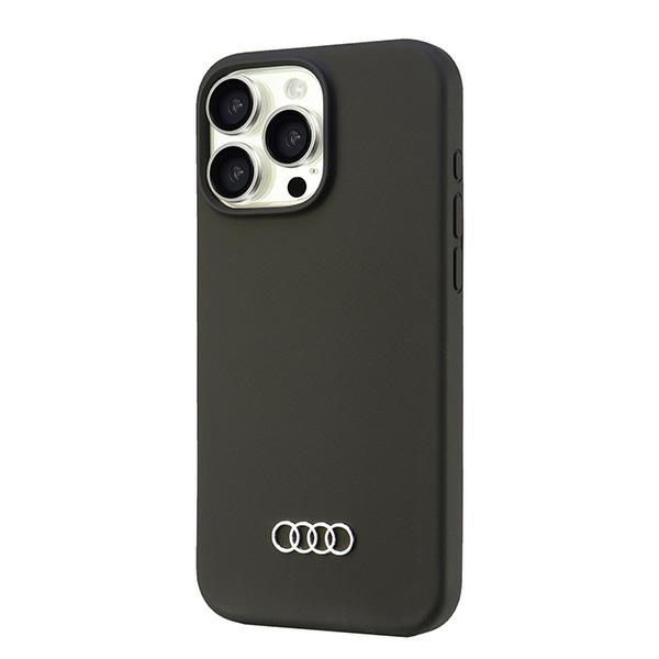 Muud kaubad Audi Audi Silicone Case iPhone 16 Pro Max 6.9" black/black hardcase AU-LSRIP16PM-Q3/D1-BK