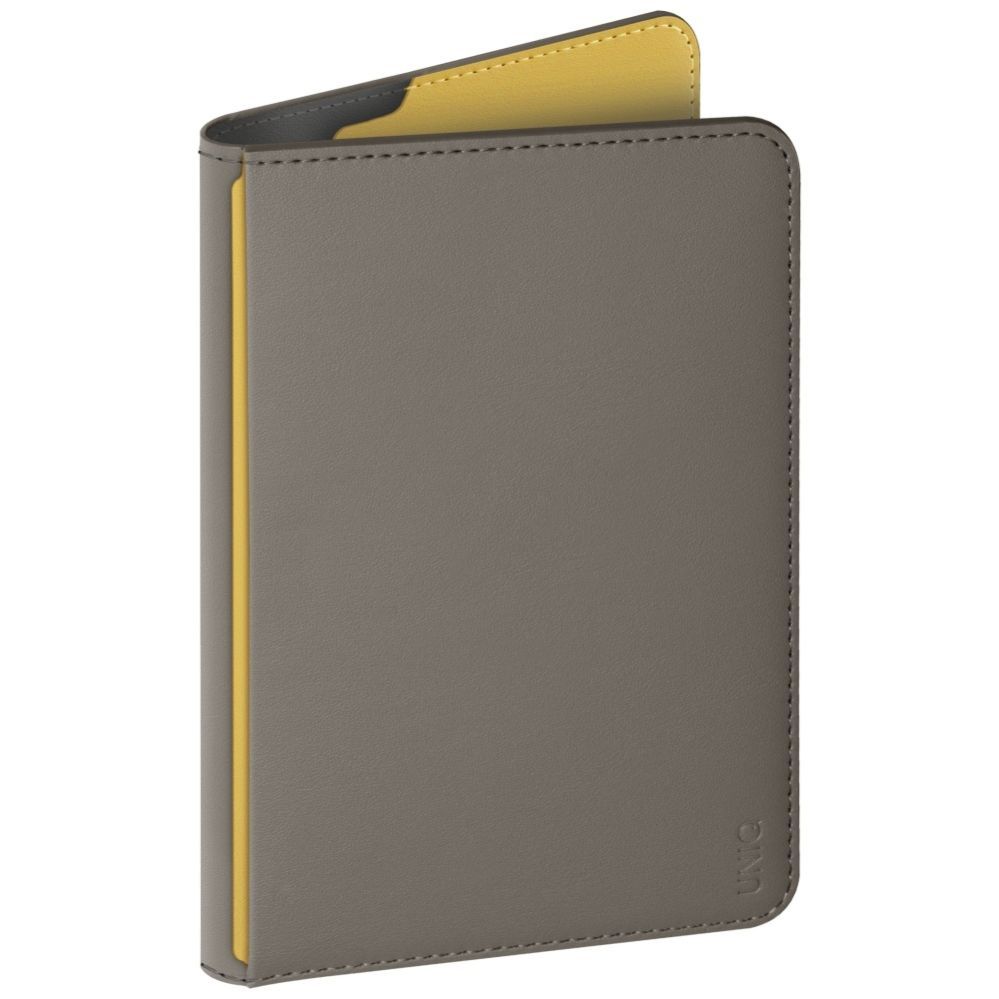 Citas preces UNIQ Uniq Belmont RFID Blocking Passport Case - Grey/Yellow