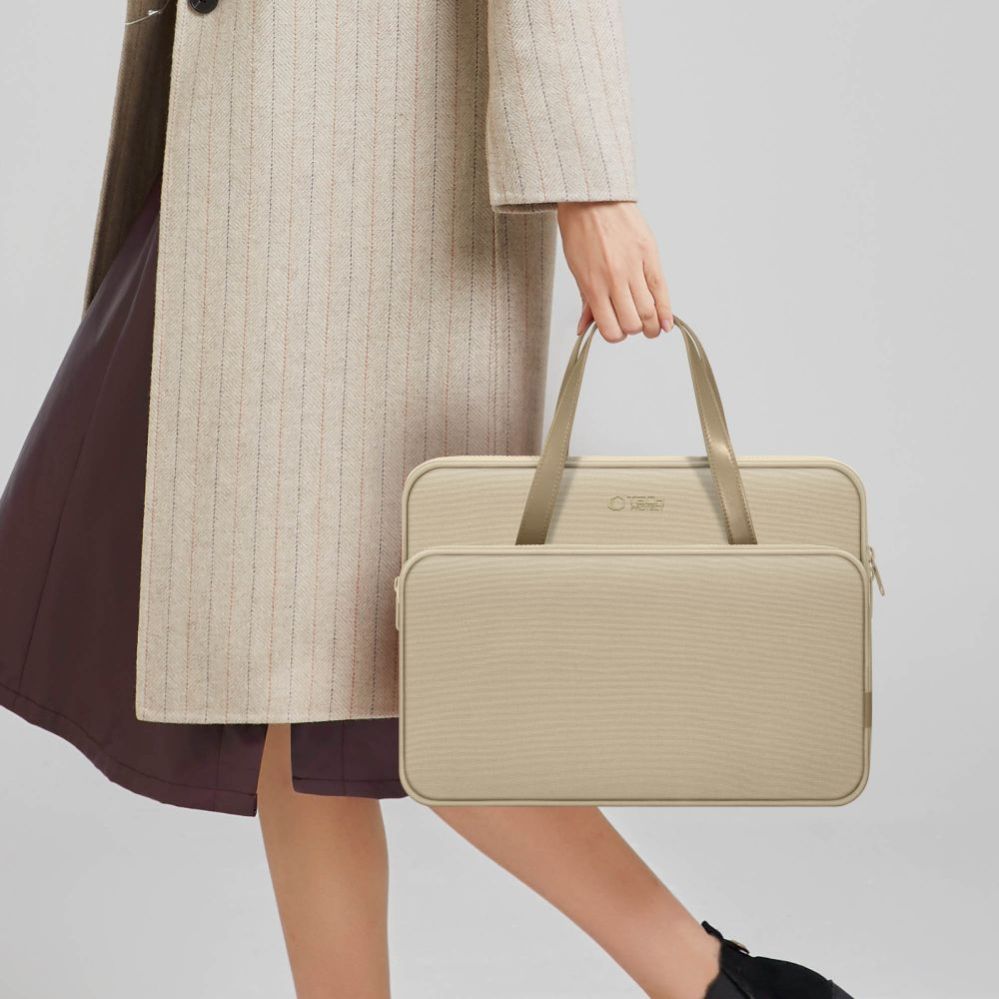 Citas preces Tech-Protect Tech-Protect Carrying Bag for 15-16" Laptop - Beige