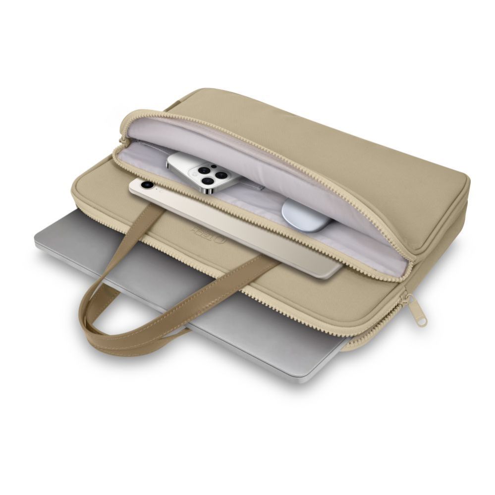 Citas preces Tech-Protect Tech-Protect Carrying Bag for 15-16" Laptop - Beige