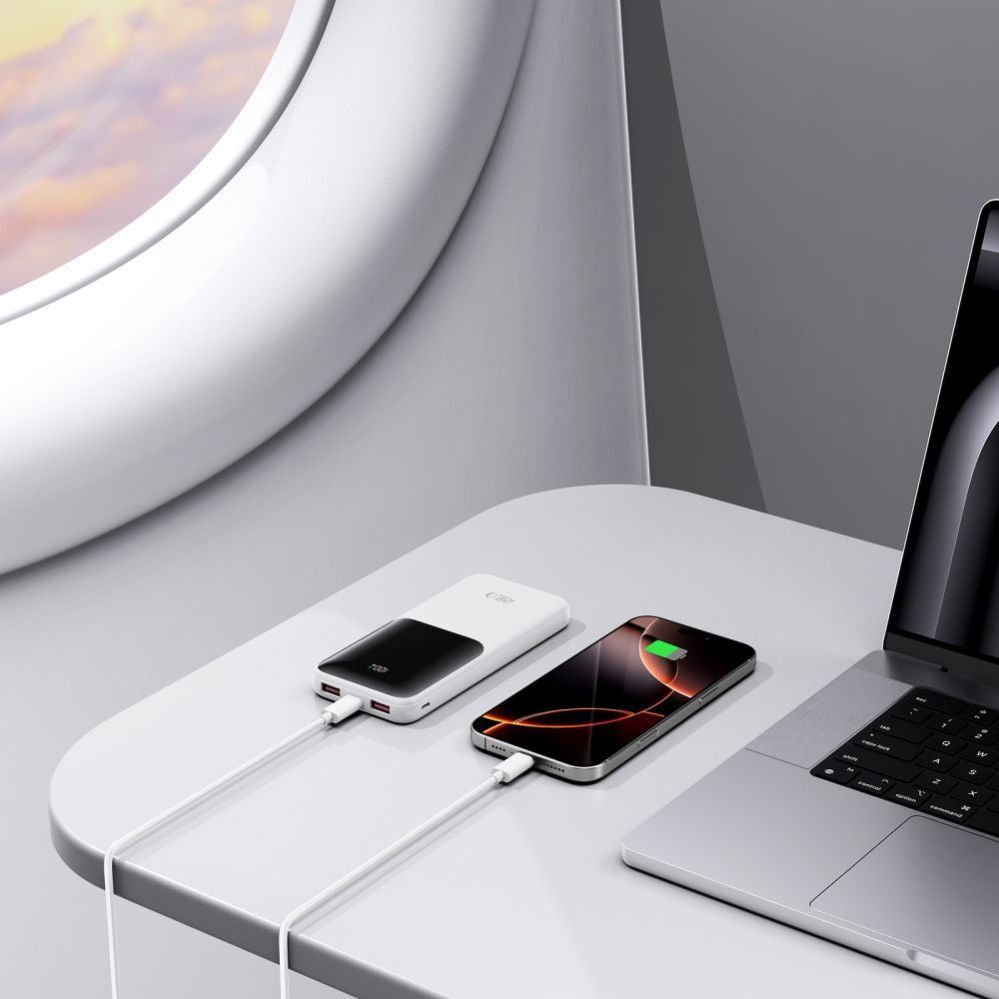 Citas preces Tech-Protect Powerbank Tech-Protect PB01 10000mAh 22.5W - white