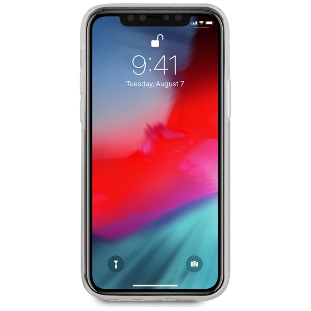 Citas preces Guess Guess Gold Chain Collection iPhone 12 Pro Max 6.7" Case - Black