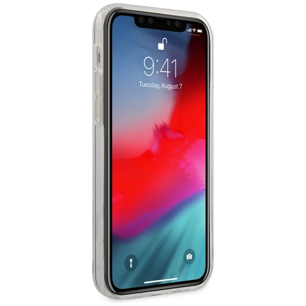 Citas preces Guess Guess Gold Chain Collection iPhone 12 Pro Max 6.7" Case - Black