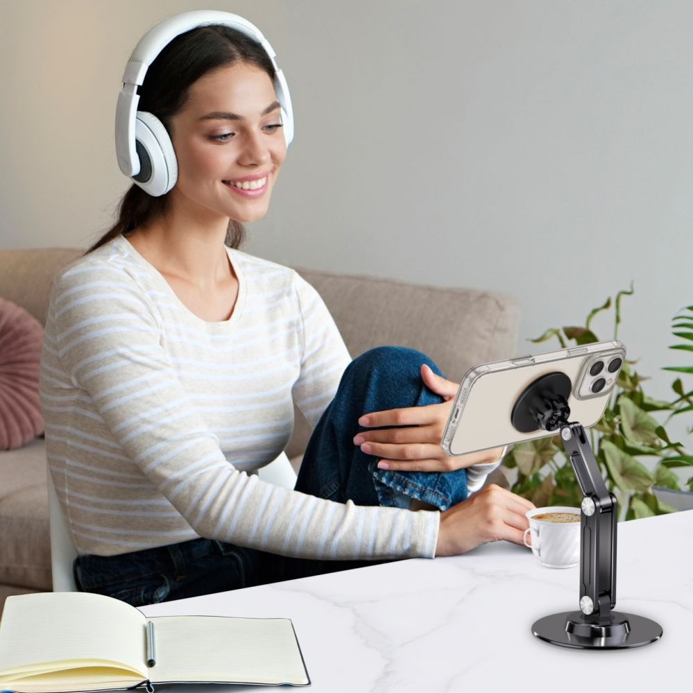 Muud kaubad Tech-Protect Tech-Protect DPT100 Magnetic MagSafe Desk Phone Holder - Black