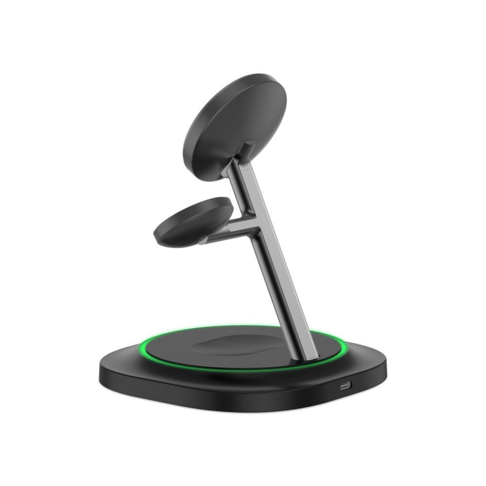 Muud kaubad Tech-Protect Tech-Protect QI15W-A46 3in1 Magnetic MagSafe Inductive Charger - Black