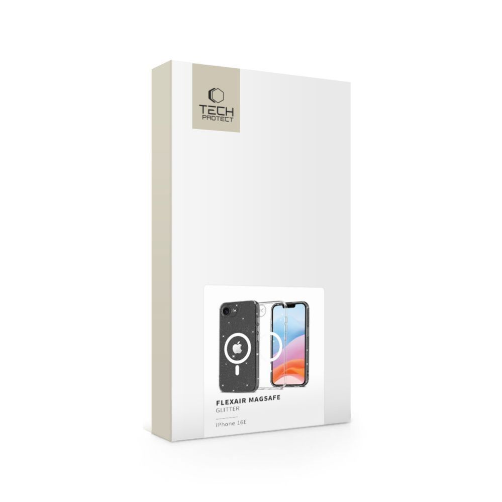 Citas preces Tech-Protect Tech-Protect FlexAir iPhone 16e Case - Clear