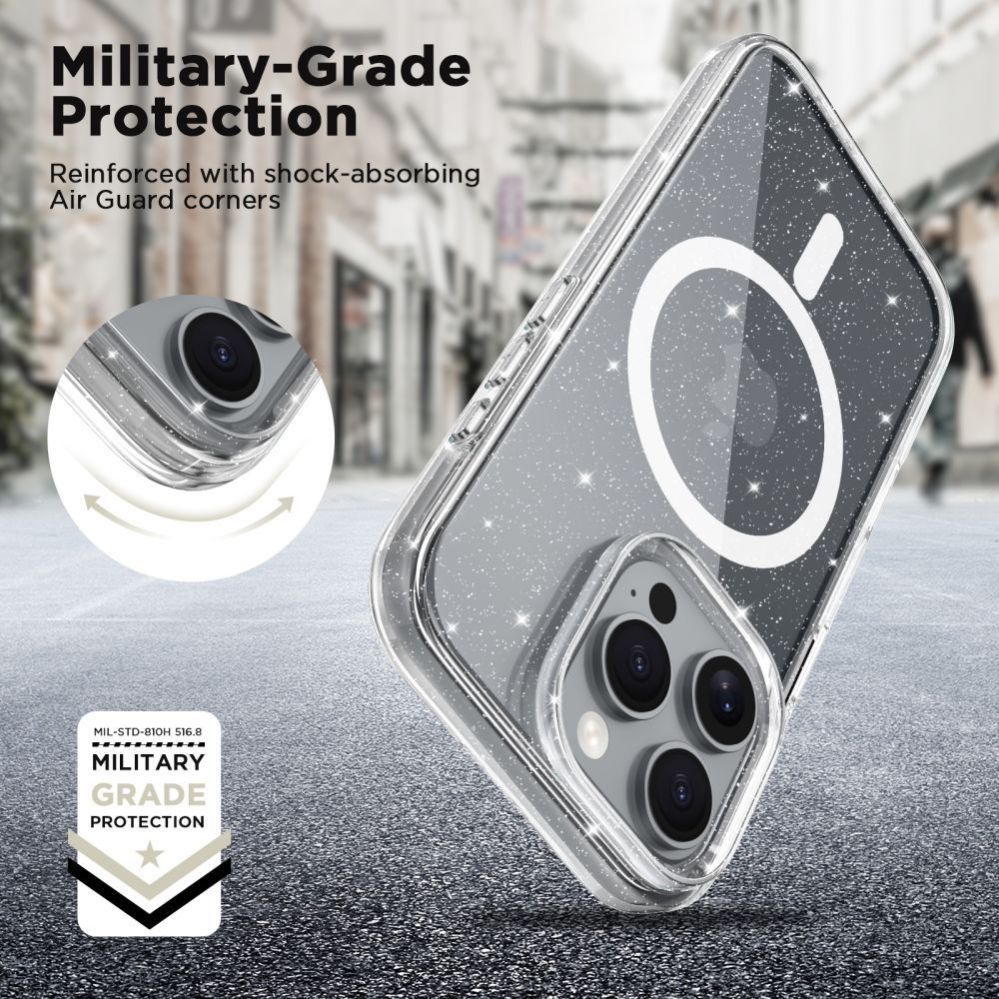 Citas preces Tech-Protect Tech-Protect FlexAir iPhone 16e Case - Clear