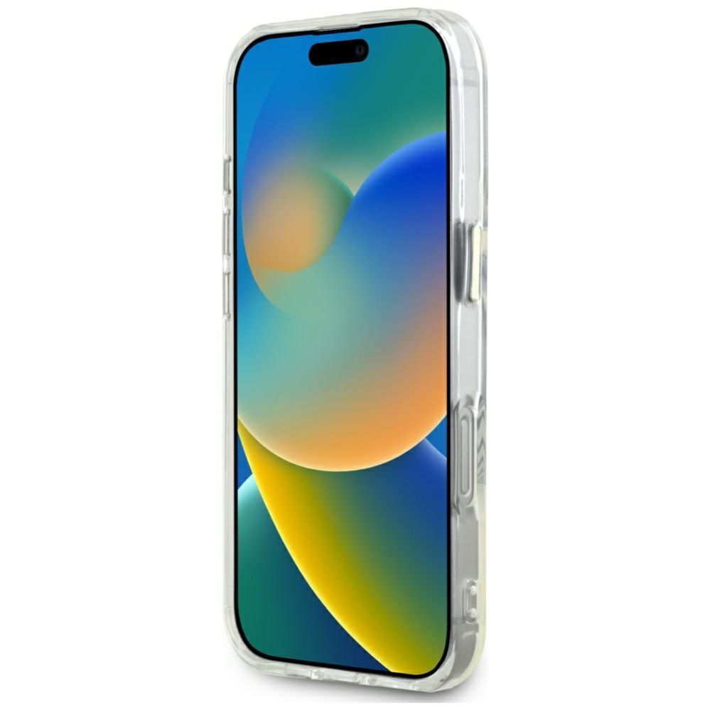 Muud kaubad Guess Guess IML Metal Colored Circle Classic Logo MagSafe case for iPhone 16 Pro Max - white