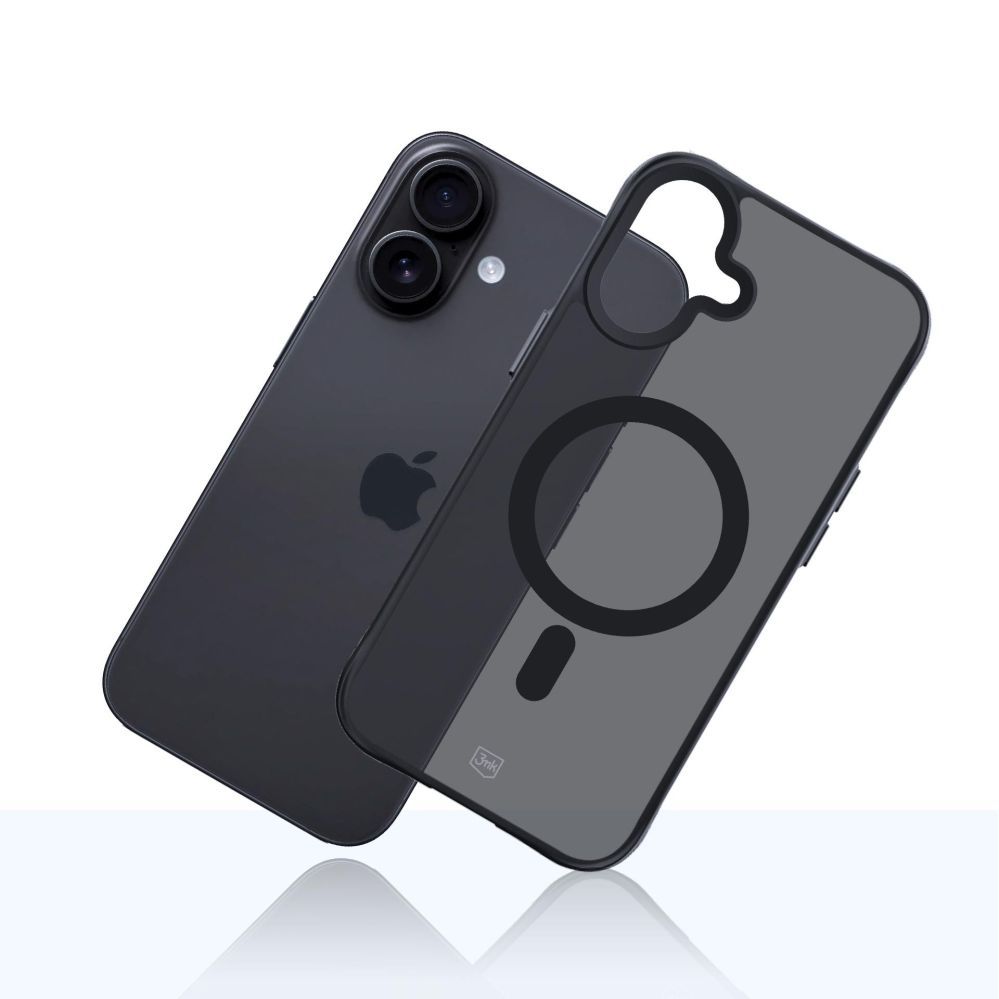Muud kaubad 3MK 3mk Smoke MagCase for iPhone 17 - Black Semi-Transparent