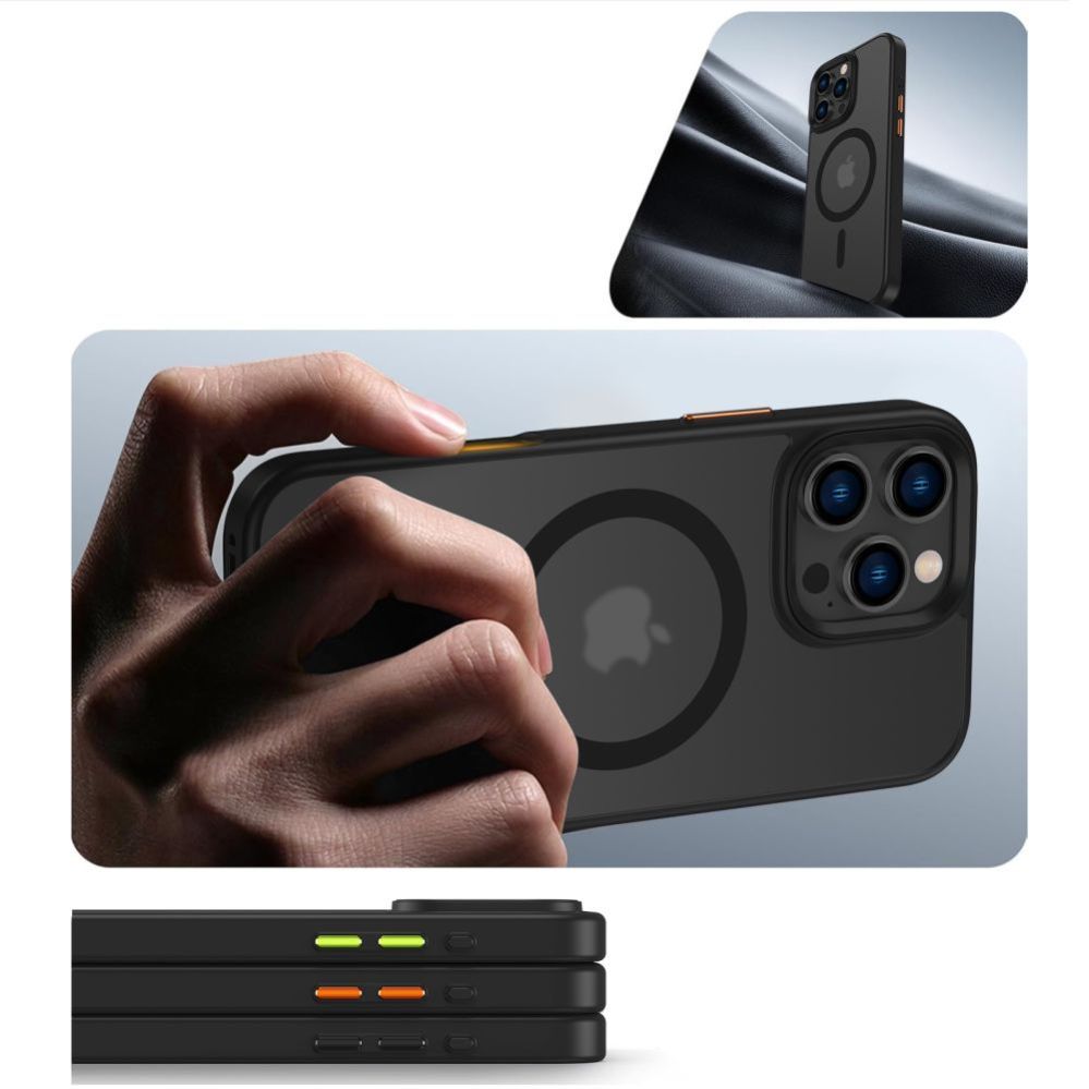Other goods Tech-Protect Tech-Protect MagMat Magsafe 3-set iPhone 16 Pro Case - Matte Black