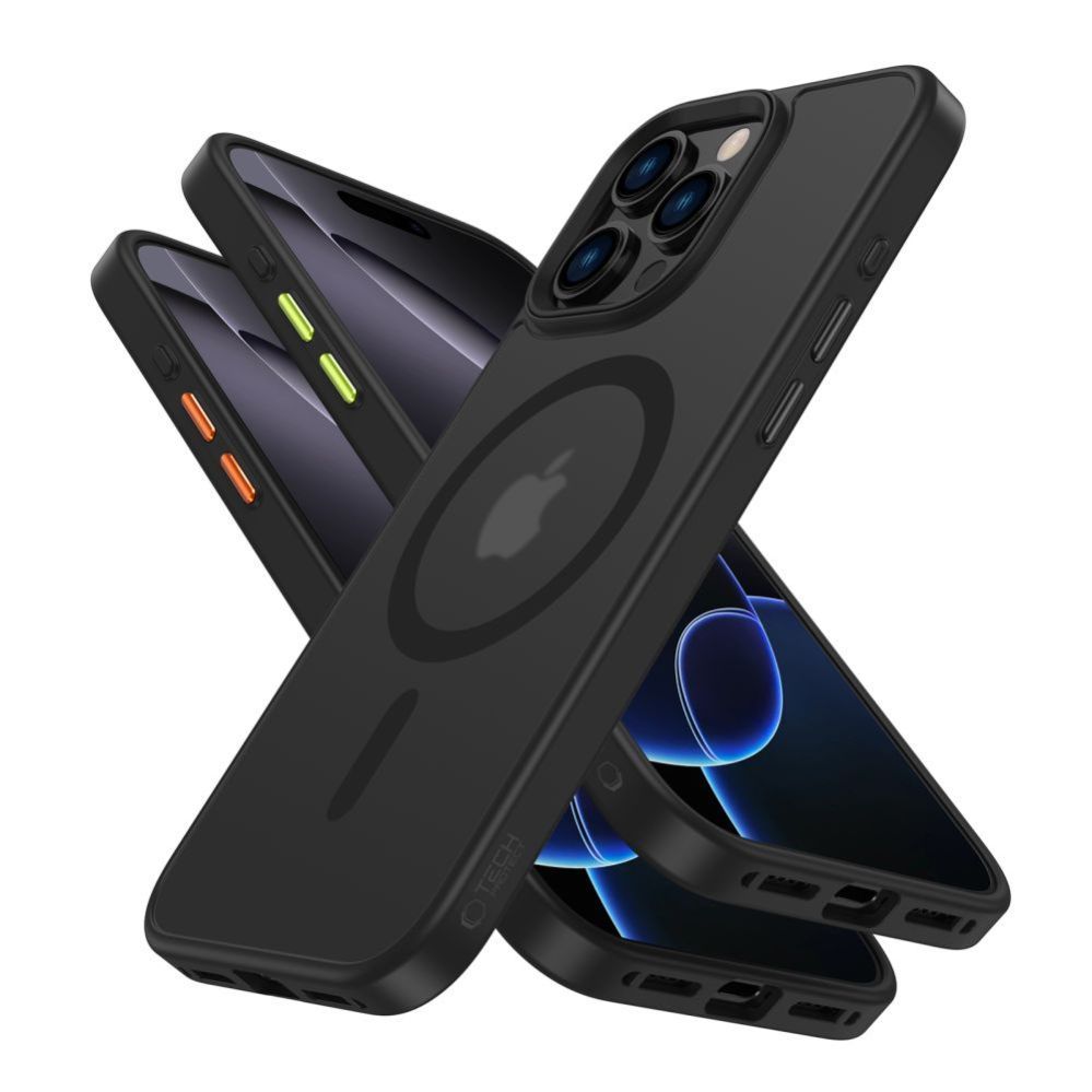 Other goods Tech-Protect Tech-Protect MagMat Magsafe 3-set iPhone 16 Pro Case - Matte Black