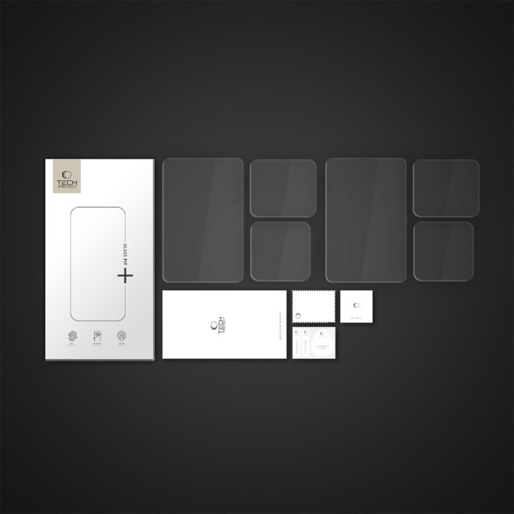 Citas preces Tech-Protect Tech-Protect Glass Fit+ 2-pack tempered glass for GoPro Hero 9 / 10 / 11 / 12 - transparent